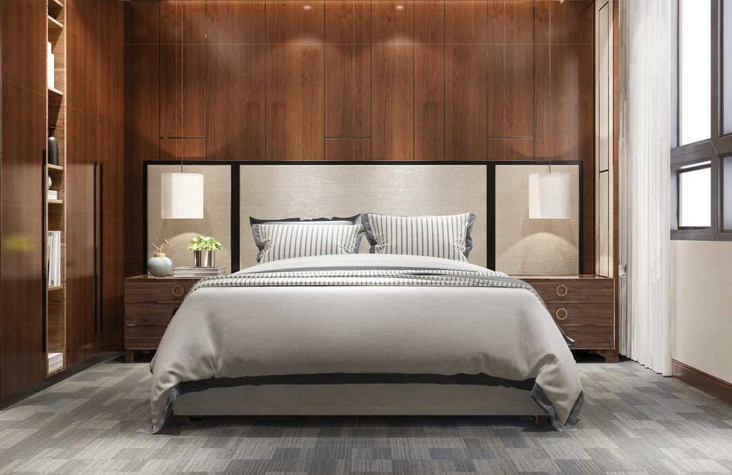 Praktyczne i stylowe rozwiązania dla sypialni: pojemnik na pościel w łóżku tapicerowanym